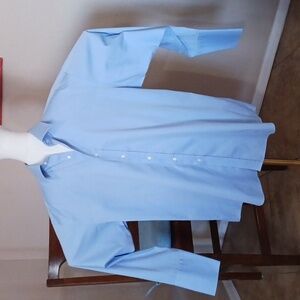 Saks Fifth Avenue Sky- Blue Dress Shirt